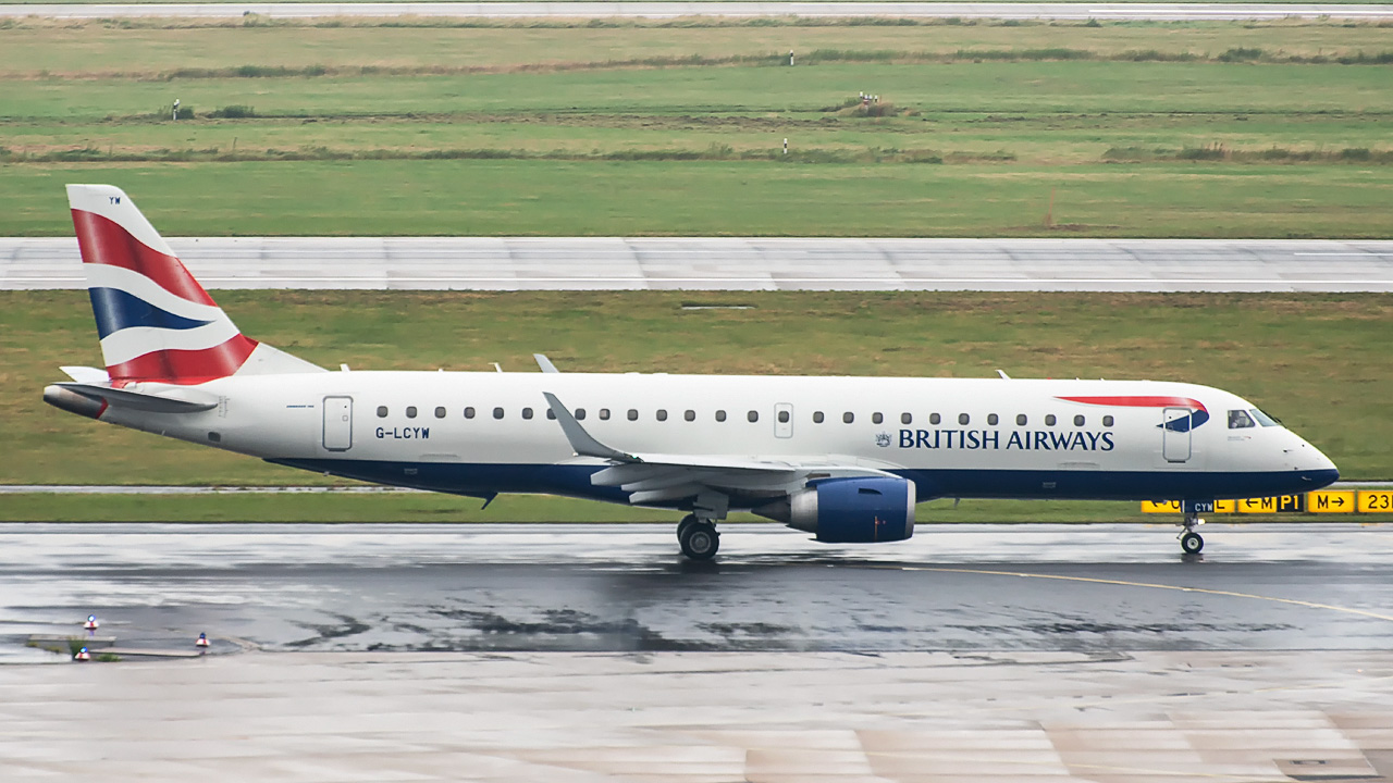 G-LCYW Britsh Airways (CityFlyer) Embraer ERJ-190