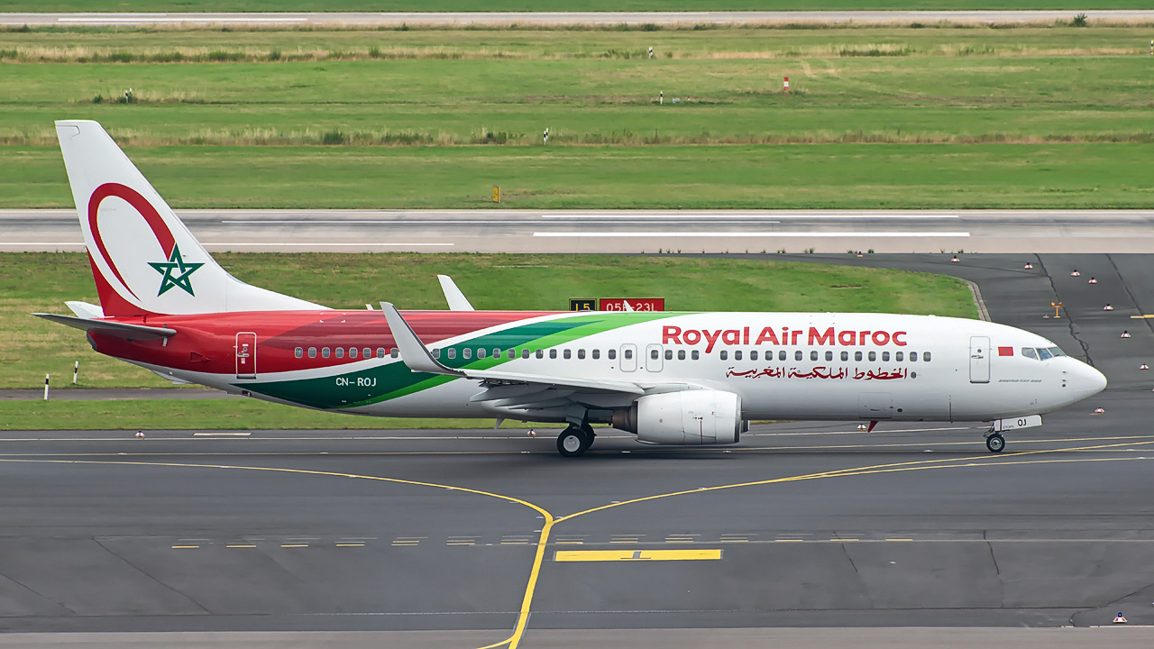 CN-ROJ Royal Air Maroc (RAM) Boeing 737-800