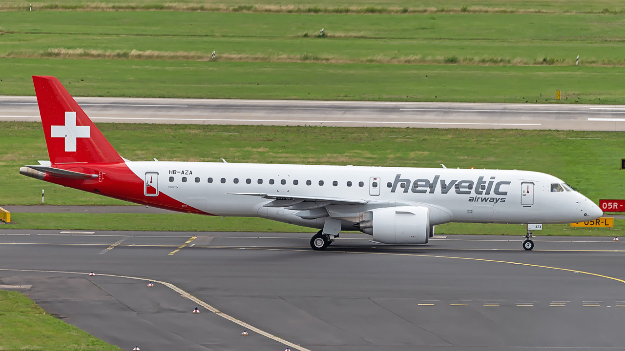 HB-AZA Helvetic Airways Embraer ERJ-190 E2