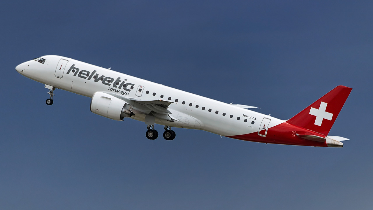 HB-AZA Helvetic Airways Embraer ERJ-190 E2