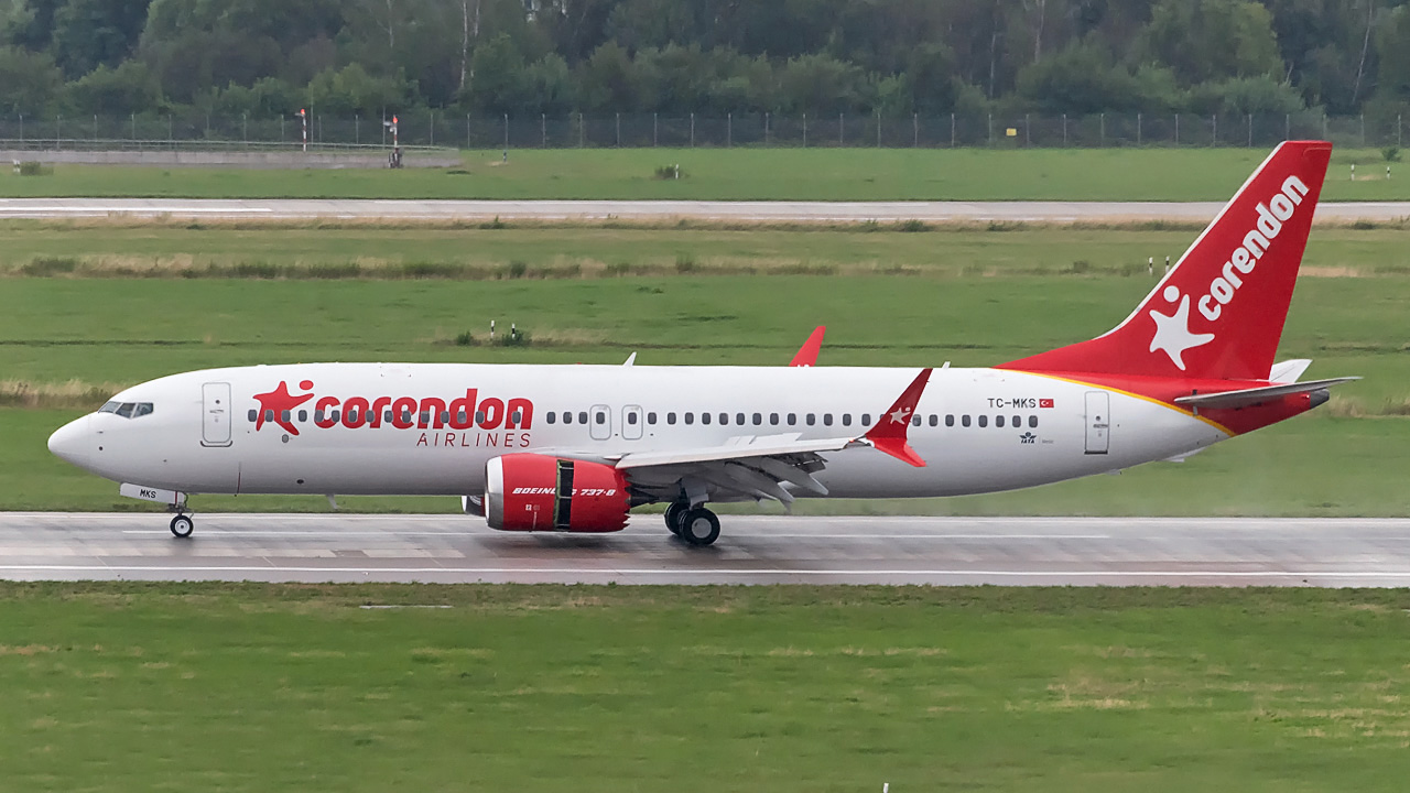 TC-MKS Corendon Airlines Boeing 737 MAX 8