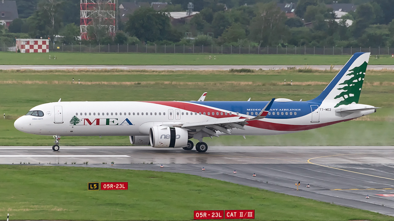 T7-ME2 Middle East Airlines (MEA) Airbus A321-200neo