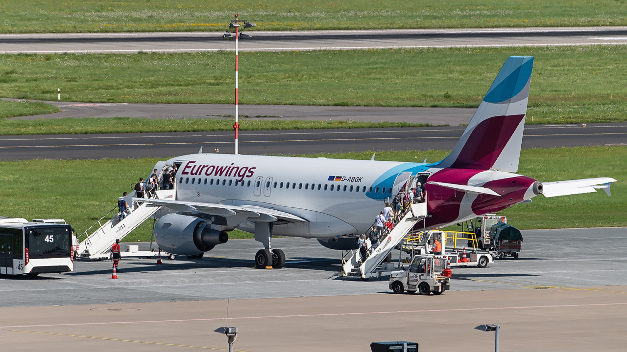 D-ABGK Eurowings Airbus A319-100