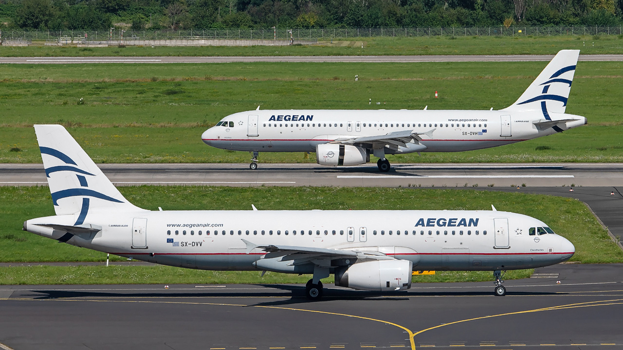 SX-DVV & SX-DVH Aegean Airbus A320-200