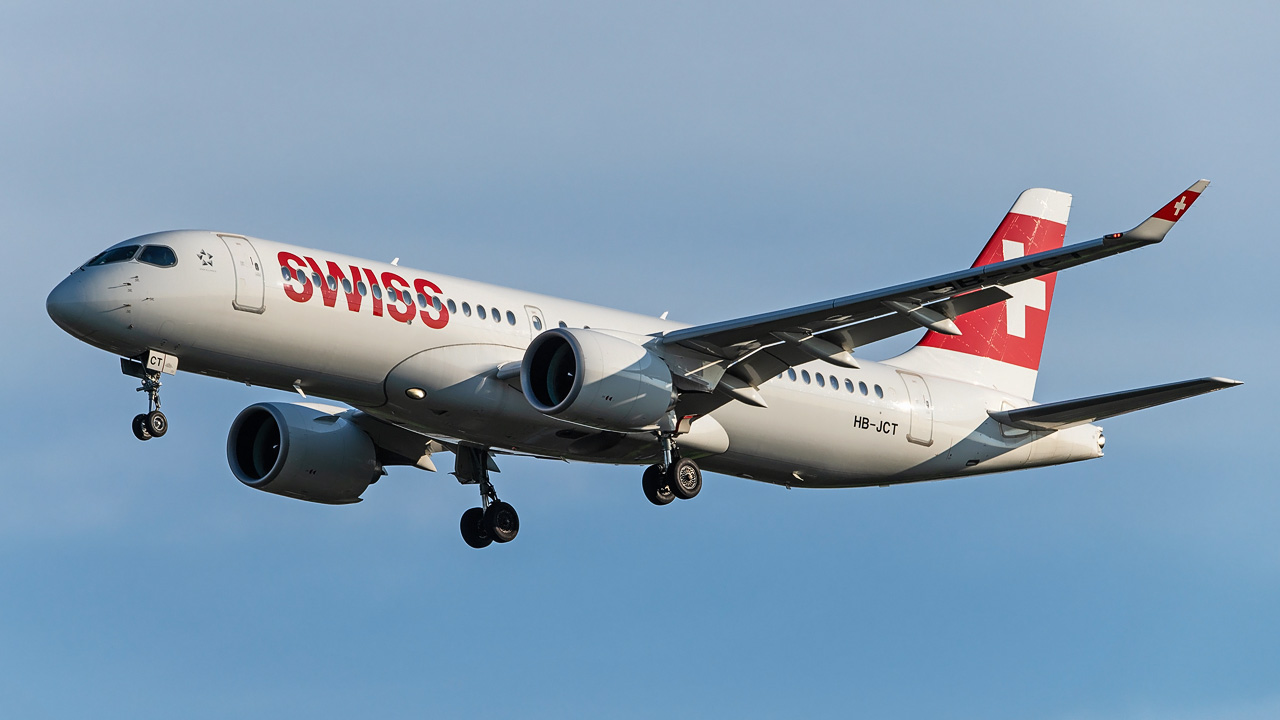 HB-JCT Swiss Airbus A220-300