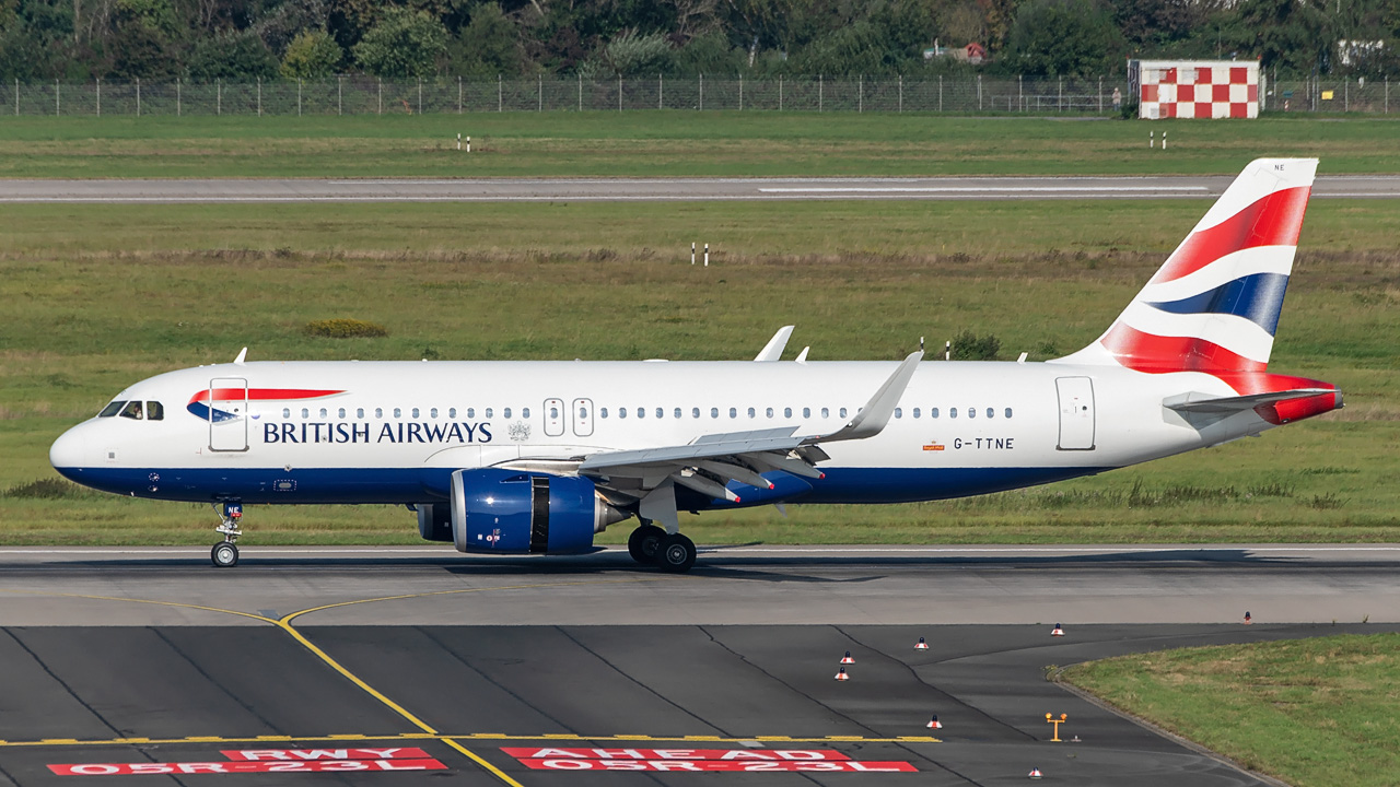 G-TTNE British Airways Airbus A320-200neo