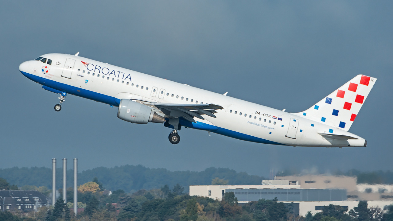 9A-CTK Croatia Airlines Airbus A320-200