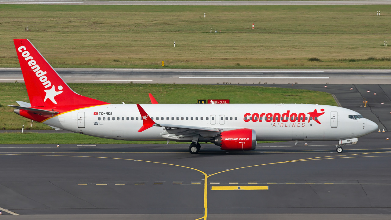 TC-MKS Corendon Airlines Boeing 737 MAX 8