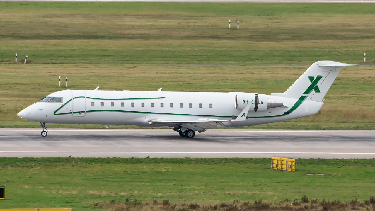 9H-CLG Air-X Charter Canadair Challenger 850