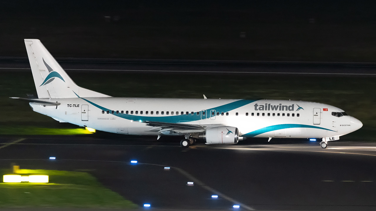 TC-TLE Tailwind Airlines Boeing 737-400