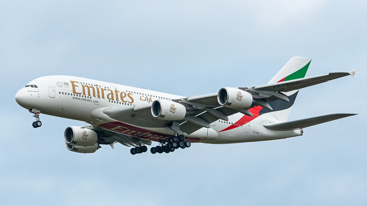 A6-EUD Emirates Airbus A380-800