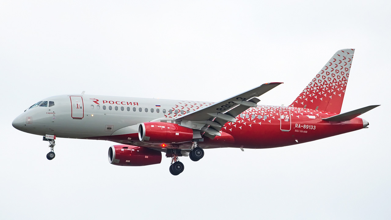 RA-89133 Rossiya Airlines Sukhoi SuperJet 100-95B