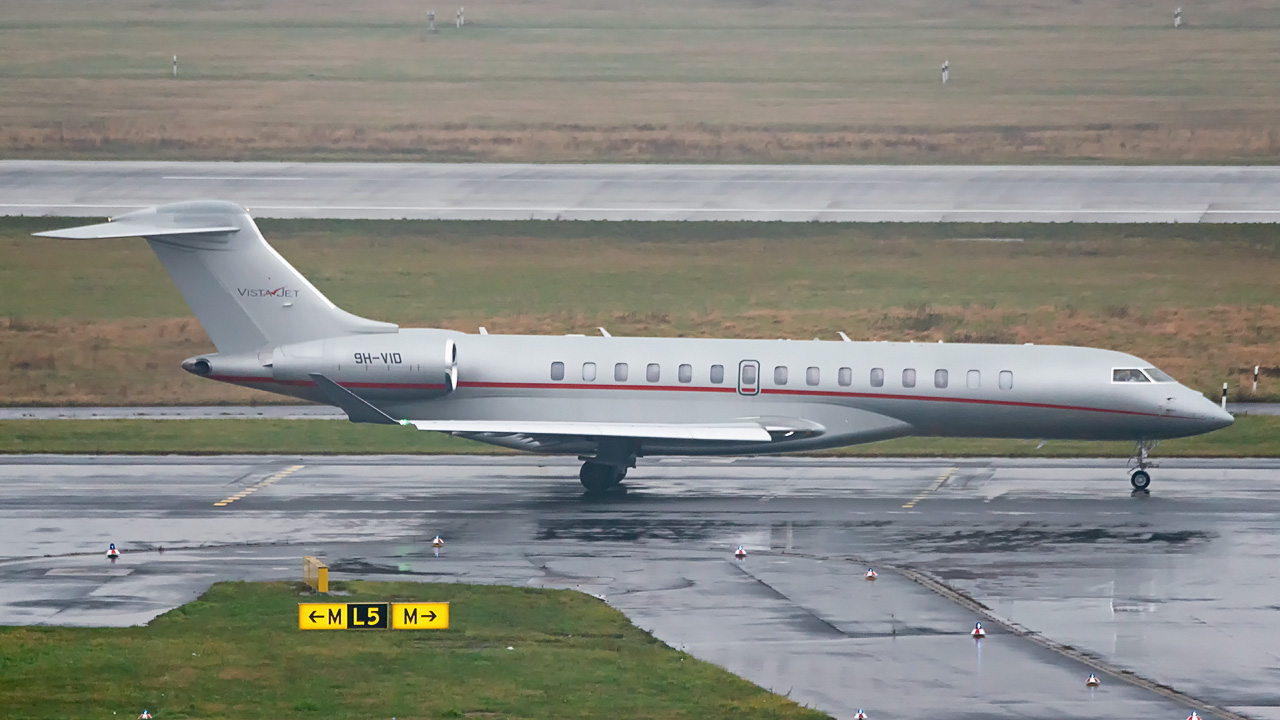 9H-VID VistaJet Bombardier BD-700-2A12 Global 7500