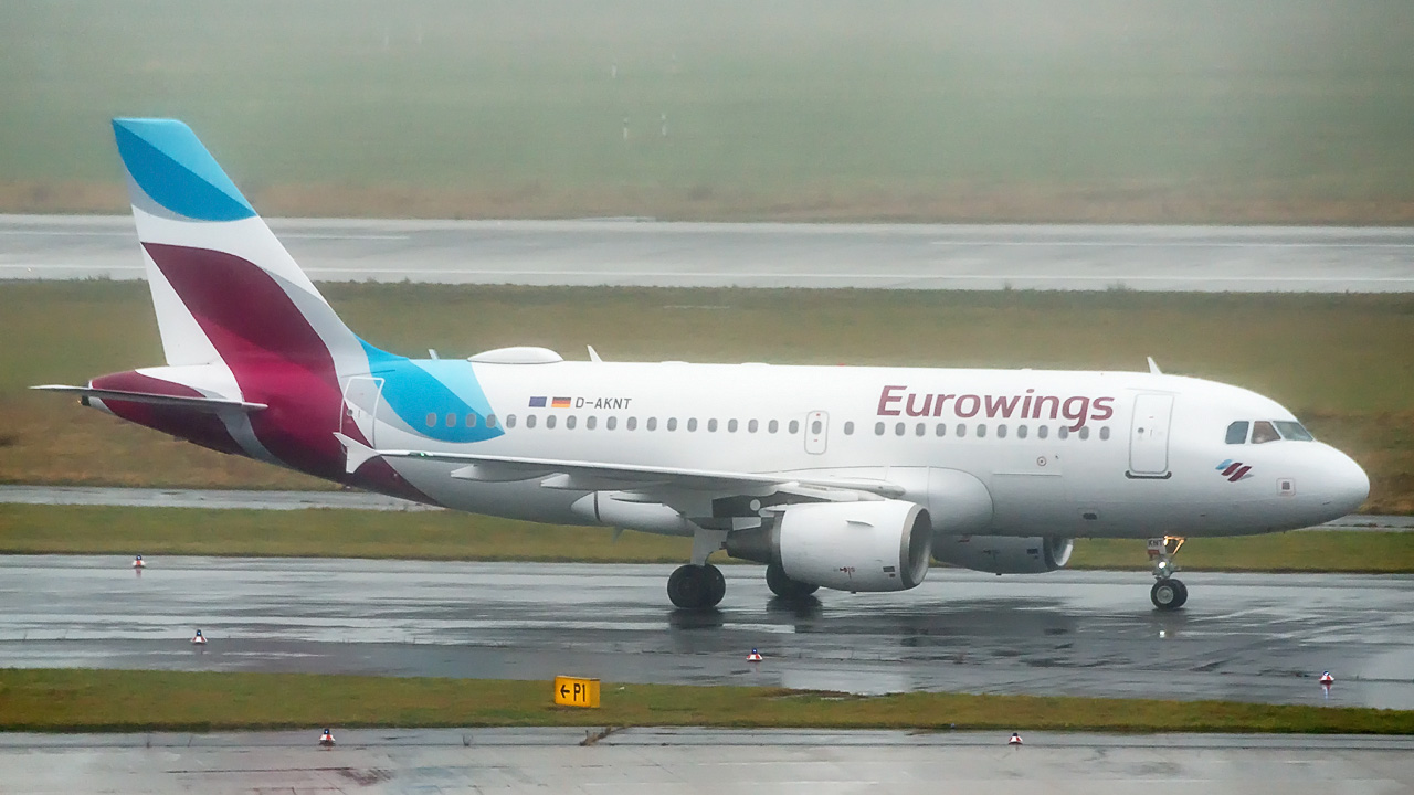 D-AKNT Eurowings Airbus A319-100