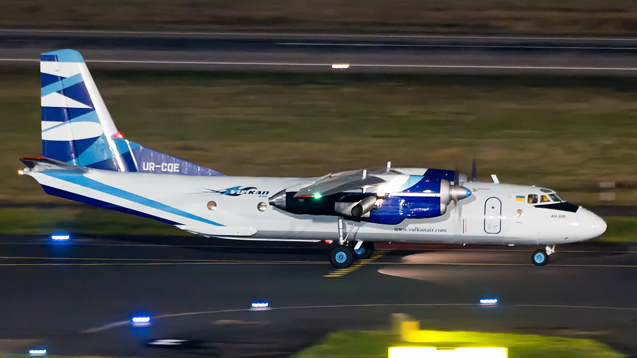 UR-CQE Vulkan Air Antonov An-26B