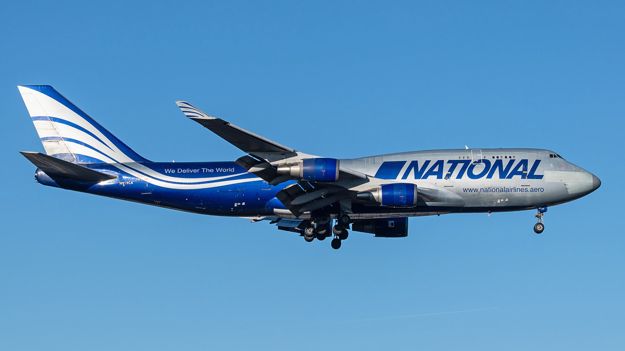 N919CA National Airlines Boeing 747-400(BCF)