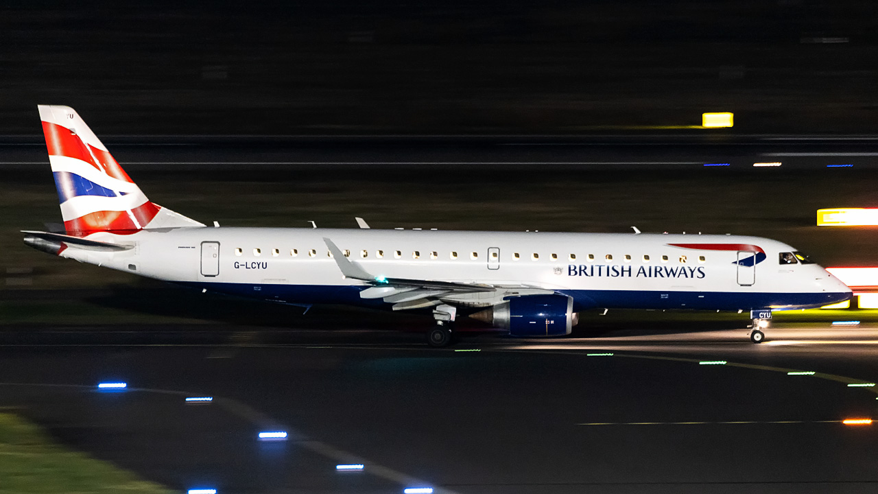 G-LCYU British Airways (CityFlyer) Embraer ERJ-190