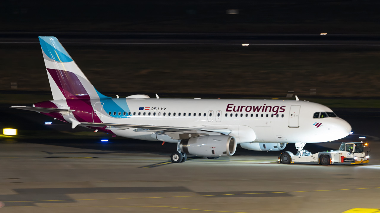 OE-LYV Eurowings Europe Airbus A319-100