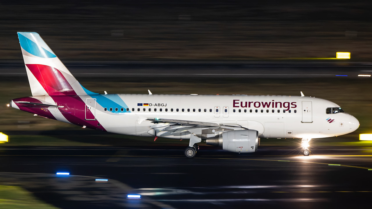 D-ABGJ Eurowings Airbus A319-100