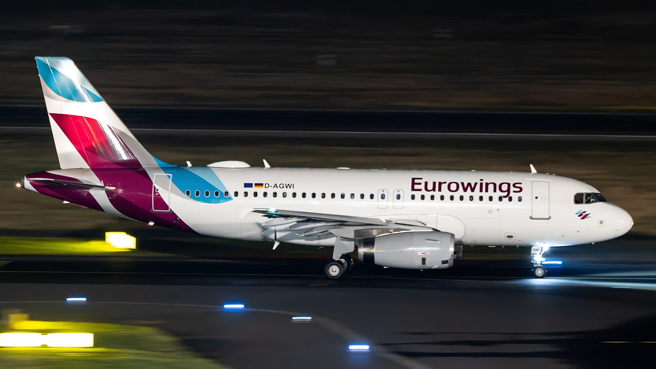 D-AGWI Eurowings Airbus A319-100