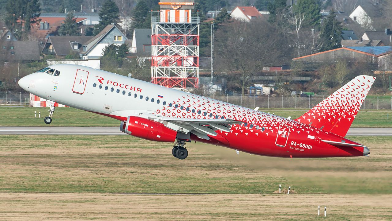 RA-89061 Rossiya Airlines Sukhoi SuperJet 111-95B