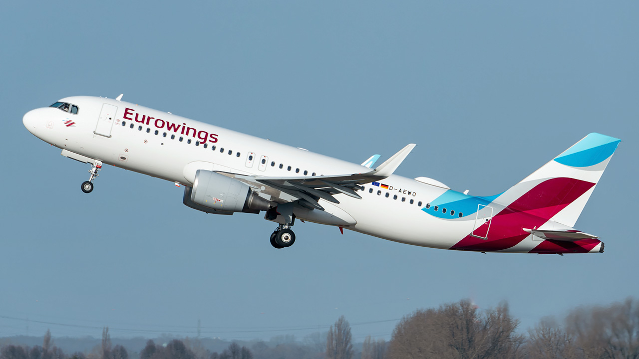 D-AEWO Eurowings Airbus A320-200/S