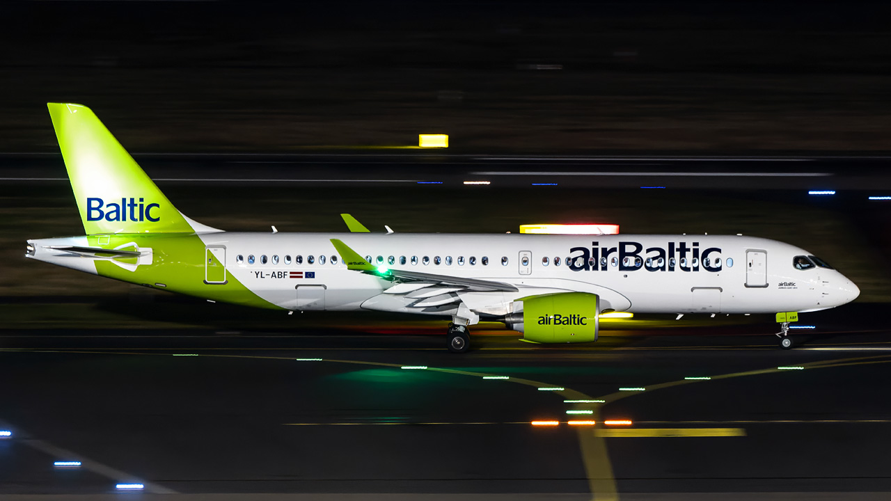 YL-ABF Air Baltic Airbus A220-300