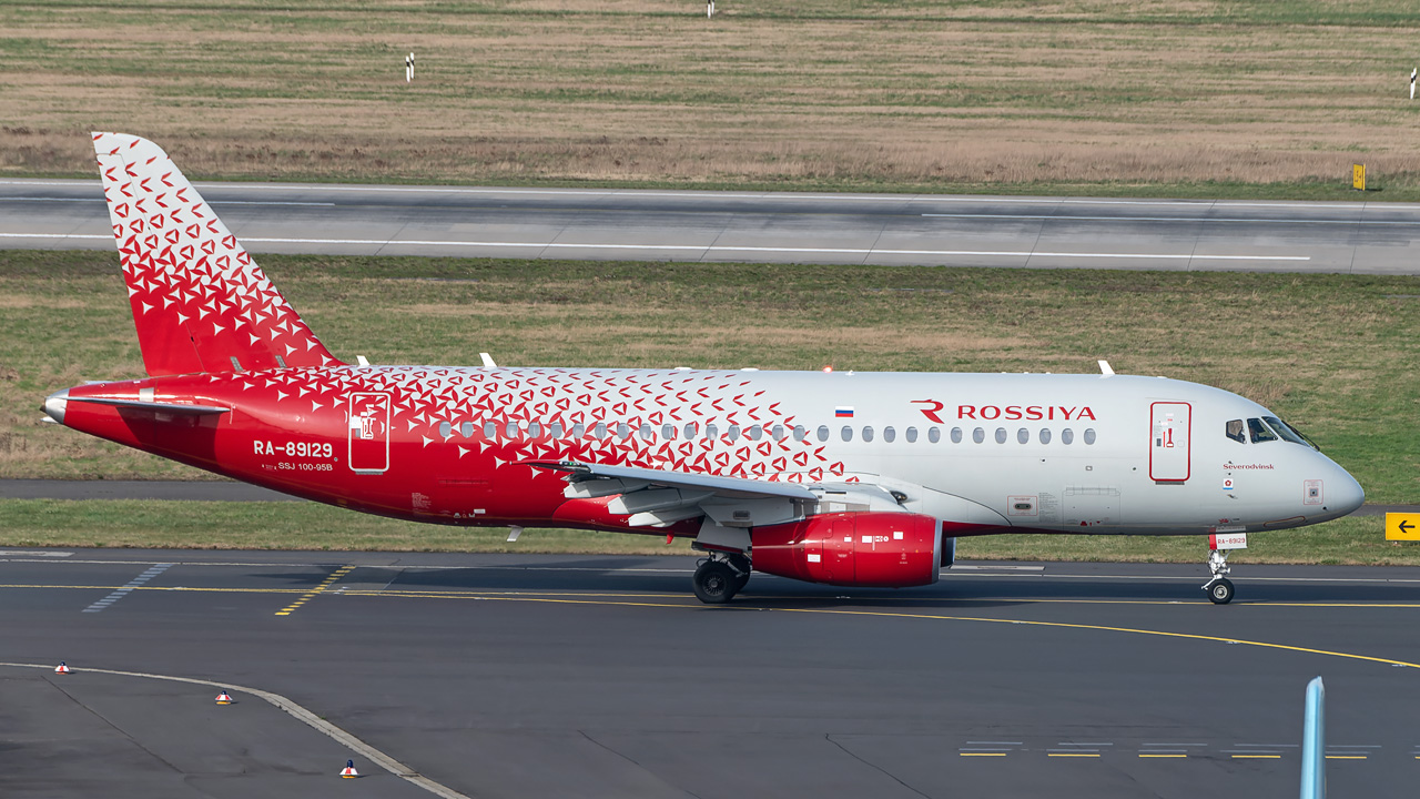RA-89129 Rossiya Airlines Sukhoi SuperJet 100-95B