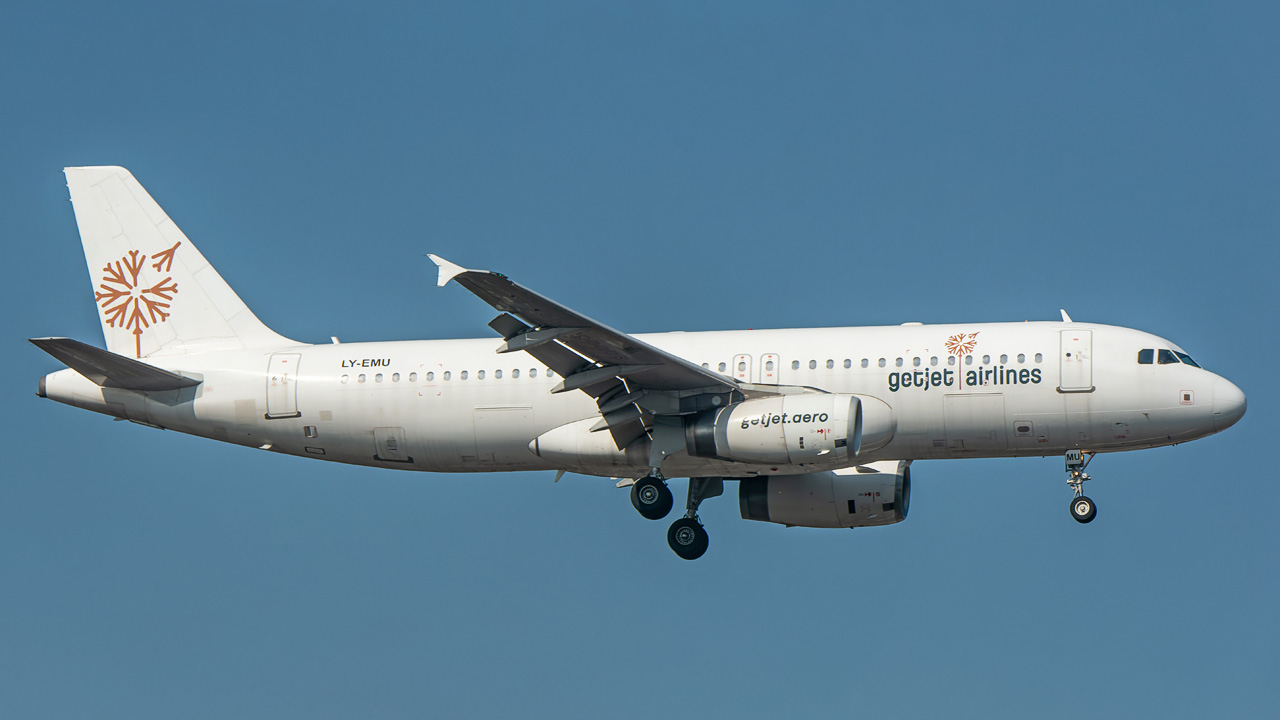 LY-EMU GetJet Airlines Airbus A320-200