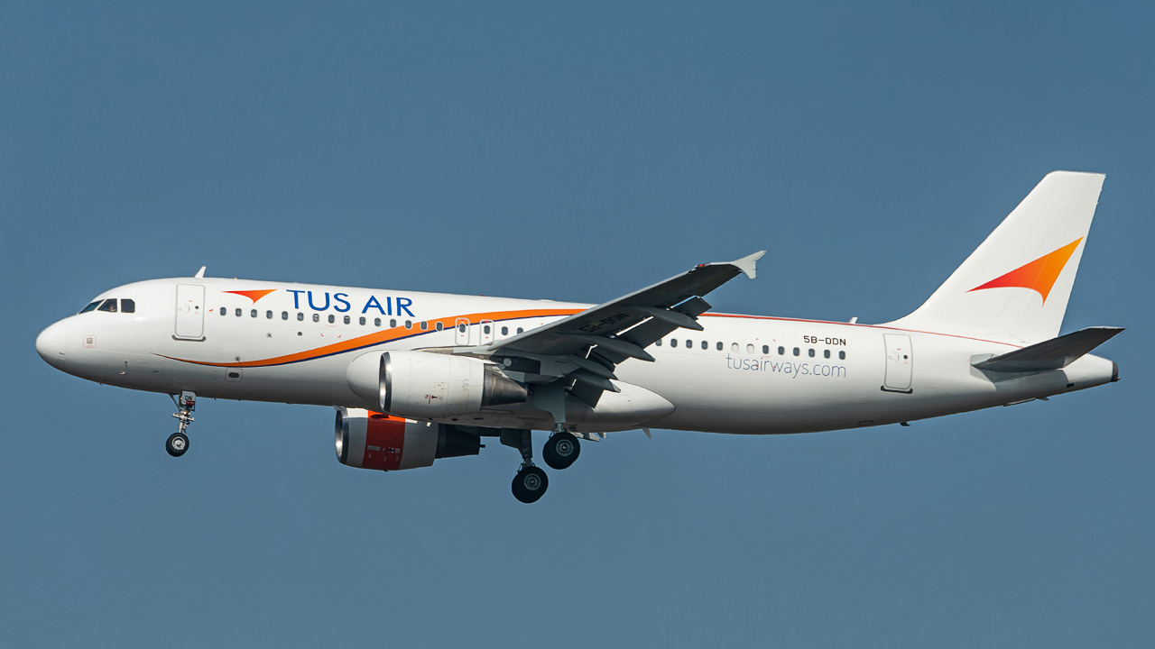 5B-DDN Tus Airways Airbus A320-200