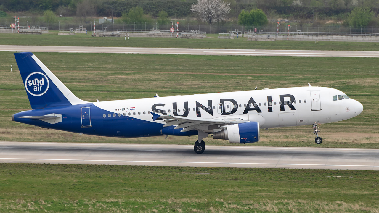 9A-IRM Sundair Airbus A320-200