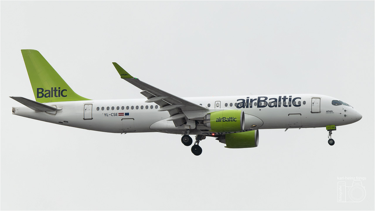 YL-CSE Air Baltic Airbus A220-300