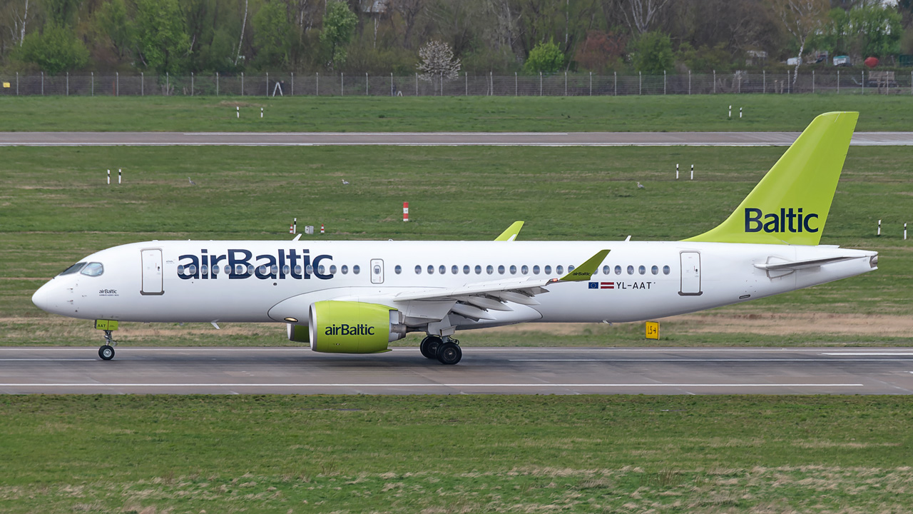 YL-AAT airBaltic Airbus A220-300
