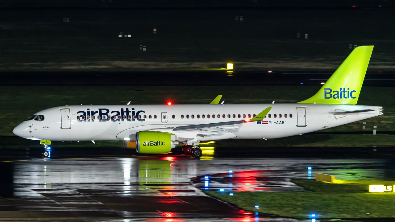 YL-AAR airBaltic Airbus A220-300