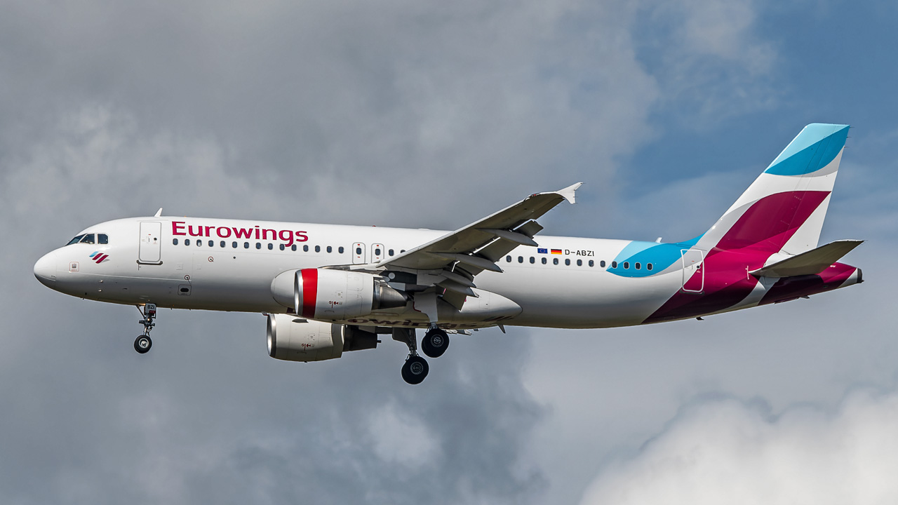 D-ABZI Eurowings Airbus A320-200