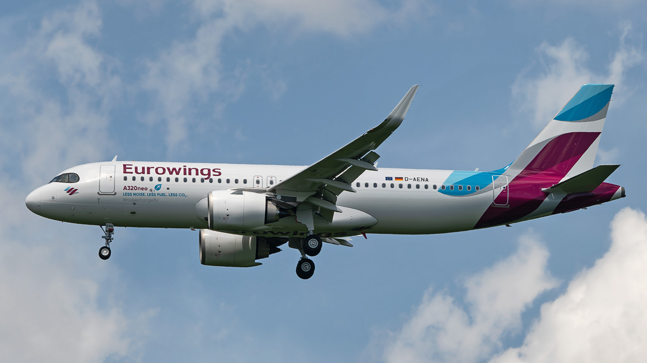 D-AENA Eurowings Airbus A320-200neo