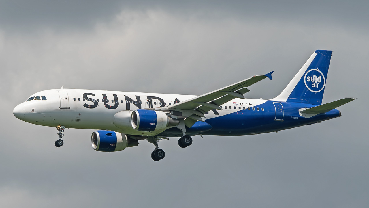 9A-IRM Sundair Airbus A320-200