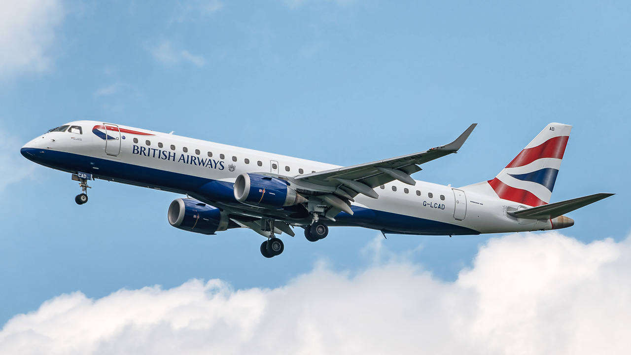 G-LCAD Britsh Airways (CityFlyer) Embraer ERJ-190
