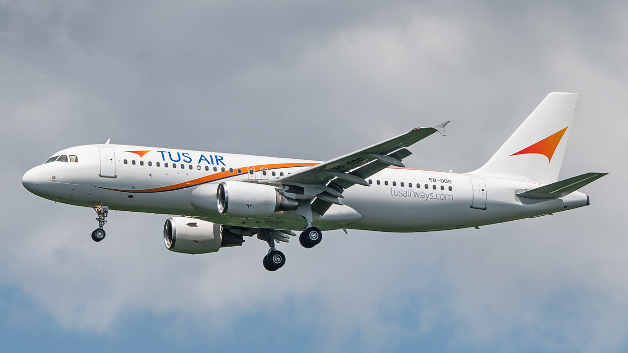 5B-DDO Tus Airways Airbus A320-200