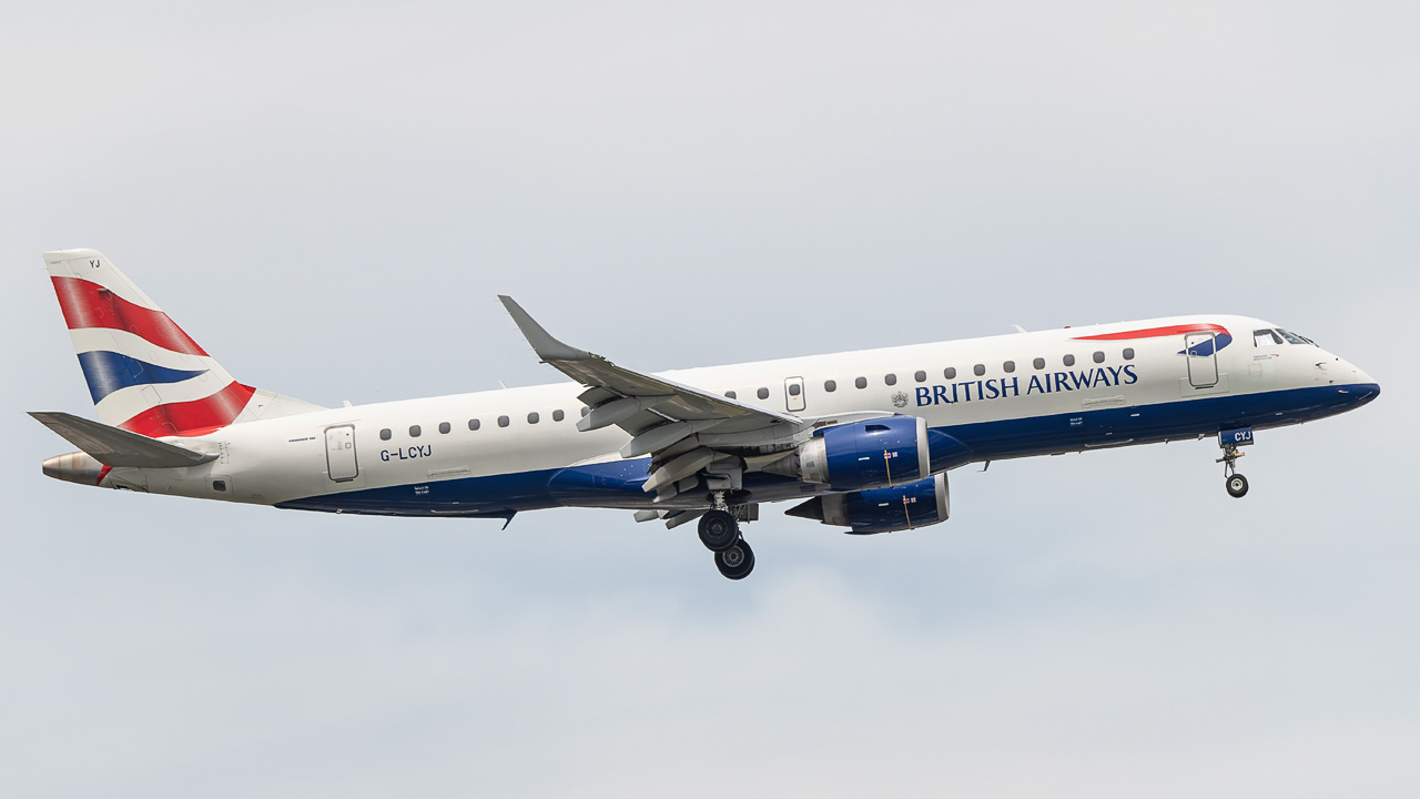 G-LCYJ British Airways (CityFlyer) Embraer ERJ-190