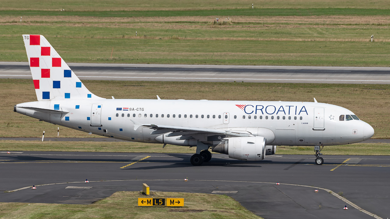9A-CTG Croatia Airlines Airbus A319-100
