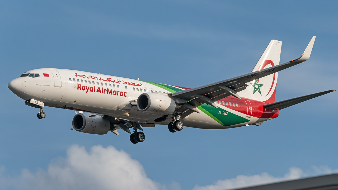 CN-RNZ Royal Air Maroc (RAM) Boeing 737-800