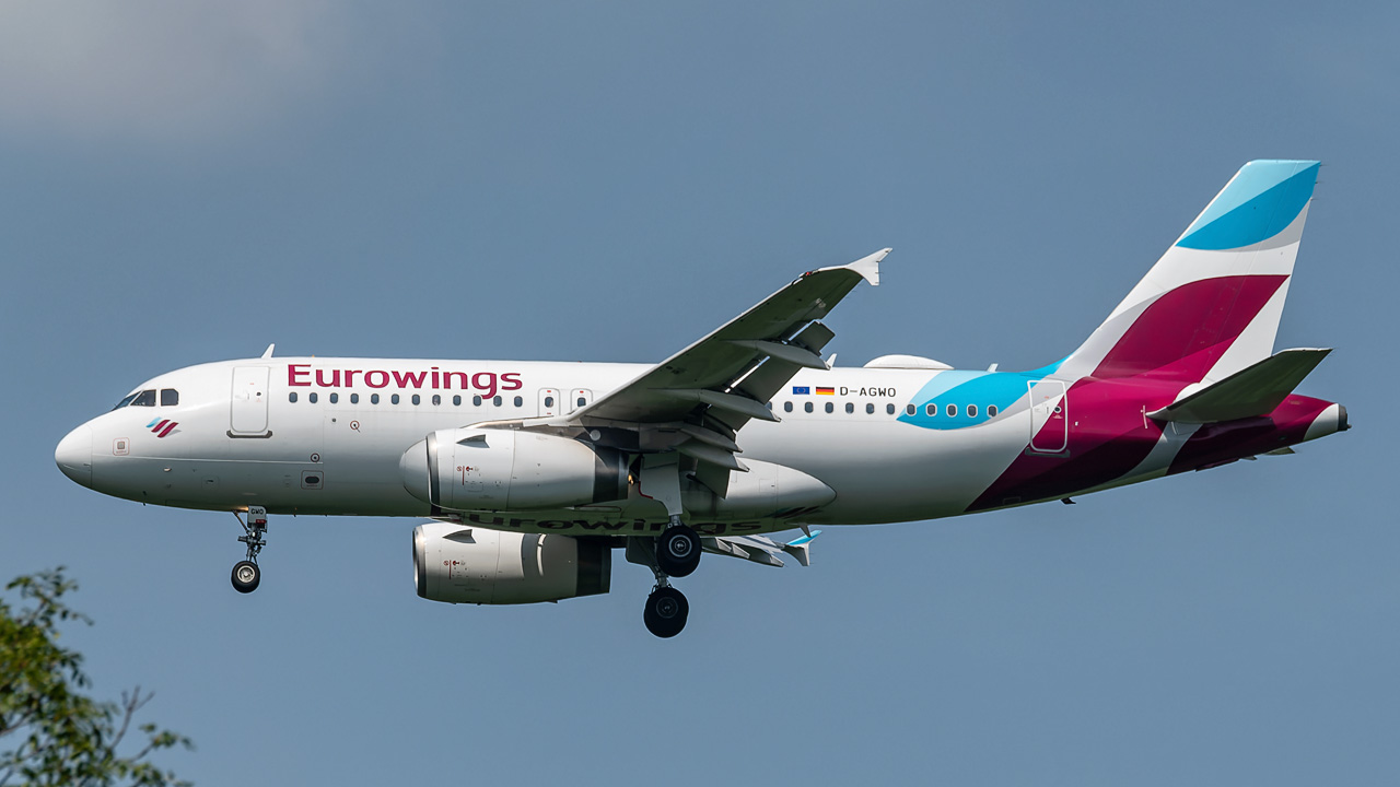 D-AGWO Eurowings Airbus A319-100