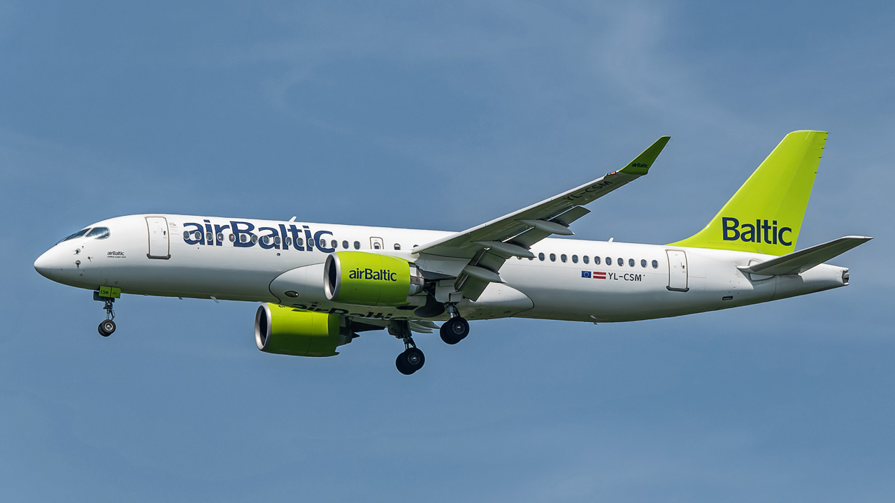 YL-CSM airBaltic Airbus A220-300