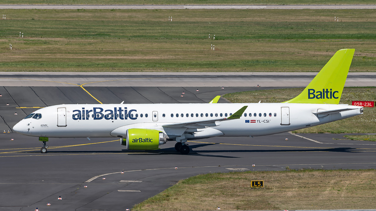 YL-CSI airBaltic Airbus A220-300