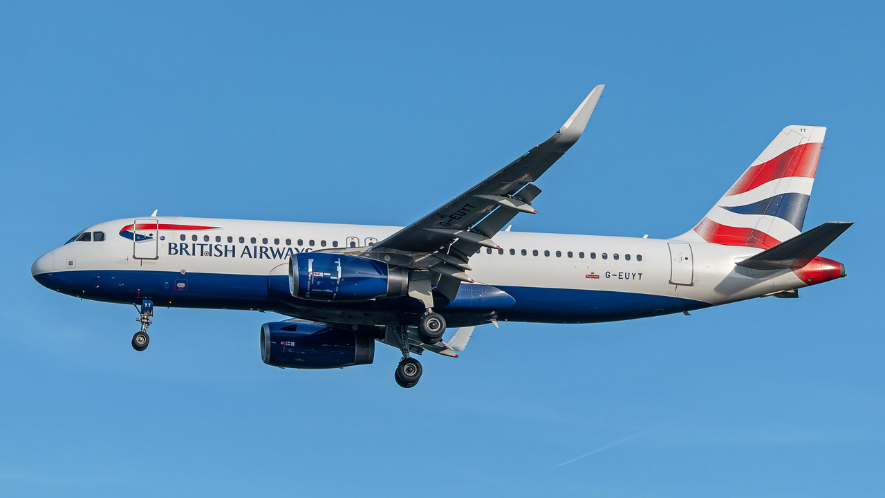 G-EUYT British Airways Airbus A320-200