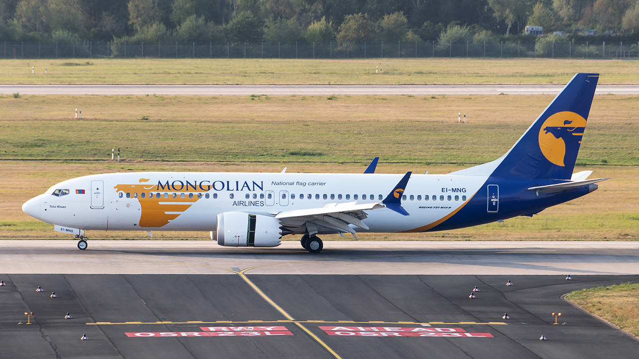 EI-MNG MIAT Mongolian Airlines Boeing 737 MAX 8