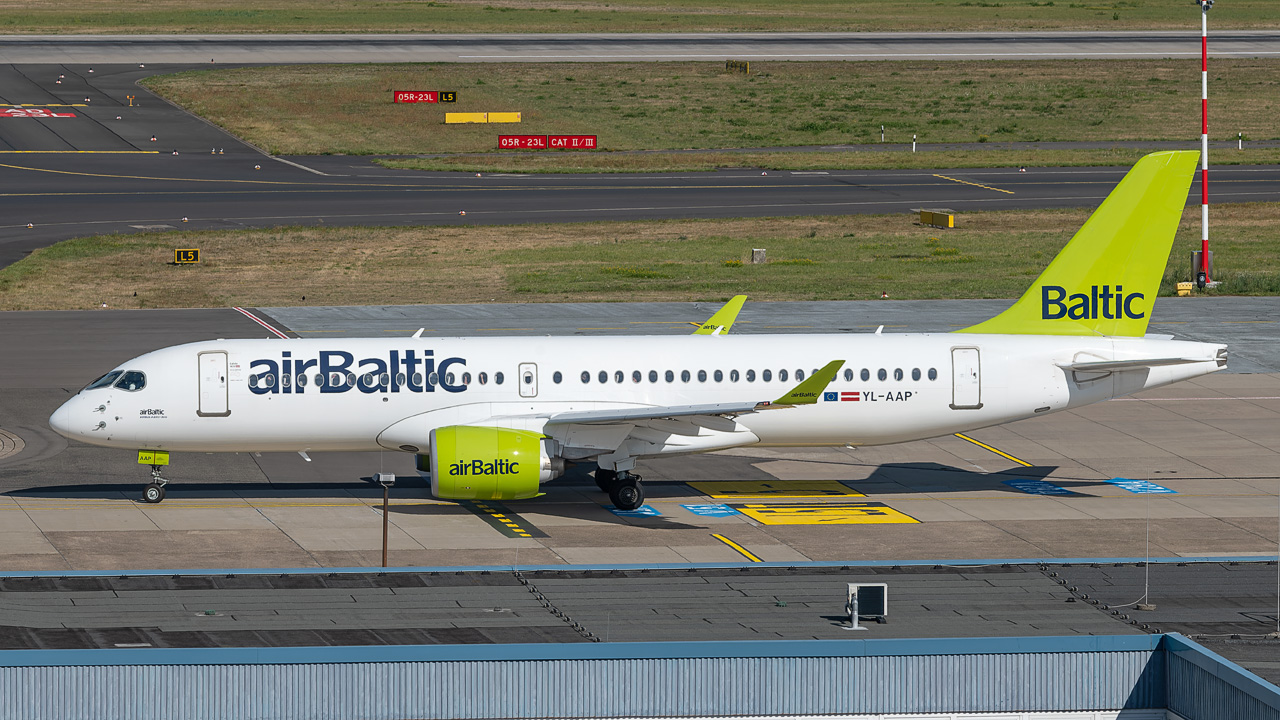 YL-AAP airBaltic Airbus A220-300