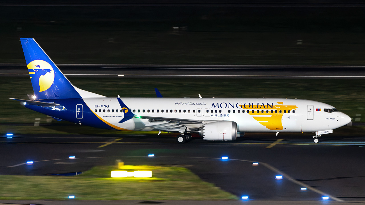 EI-MNG Mongolian Airlines (MIAT) Boeing 737 MAX 8