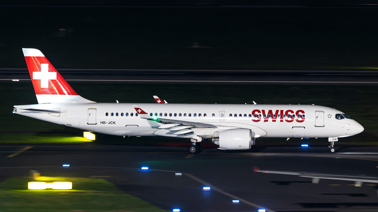 HB-JCK Swiss Airbus A220-300
